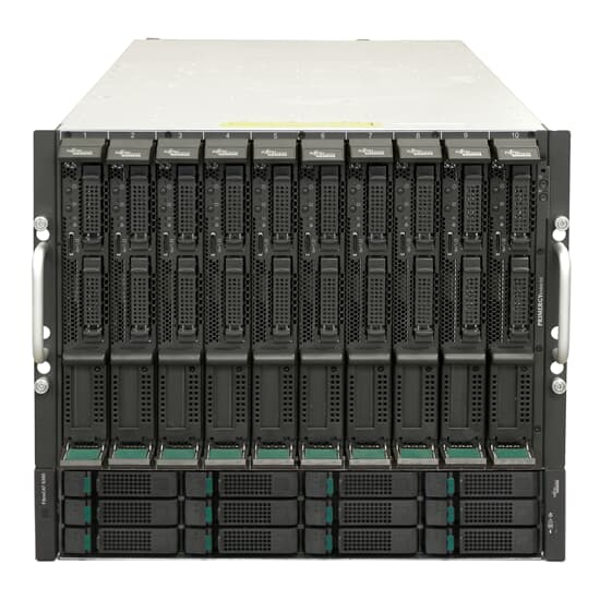 FSC BladeCenter BX600 + FCSX80 - 10x BX620 2x L5320 1,86GHz/8GB + 3,6TB 12x300GB
