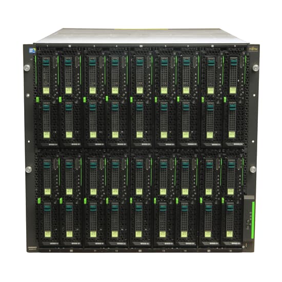 Fujitsu Blade PRIMERGY BX900 S1 18x BX920 S1 2x QC L5530 2.4GHz 48GB 146GB 8G FC