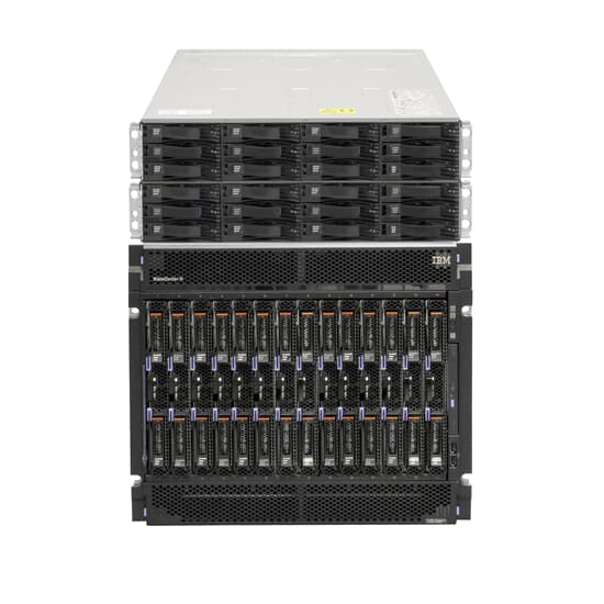 IBM BladeCenter H + 14x HS22 2x6C L5640 2.26 GHz 48GB 292GB + DS3512 14.4TB SAS