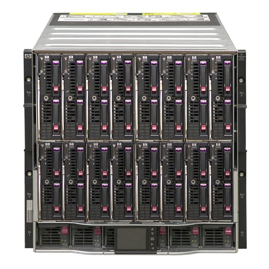 HP BladeSystem c7000 16x BL460c G6 2x QC L5520 2,26 GHz 24 GB 292 GB