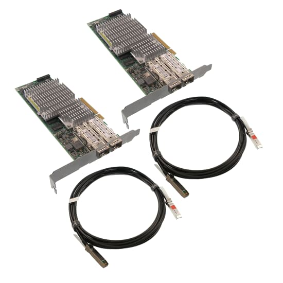 HP Netzwerk-Adapter SET 2X NC522SFP 10GbE DP inkl.5 M SFP+ Kabeln 468349-001