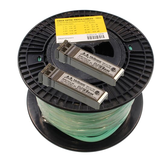 Mellanox fibre optic kit 2x 10GbE transceiver MFM1T02A-SR incl. 100M cable OM3