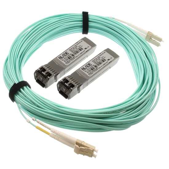 IBM Glasfaser Kit 2x 10GbE Transceiver SR SFP+ 850nm 46C3449 inkl. 5M Kabel OM3