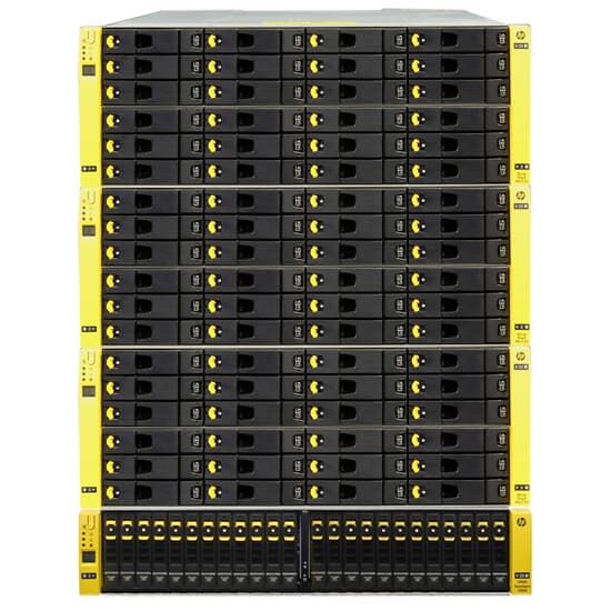 HP 3PAR SAN Storage StoreServ 7400 2-Node 8Gbps 237.6TB 24x900GB +72x 3TB QR483A