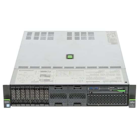 Fujitsu Primergy RX2540 M4 Server 2x Gold 6140 18C 2,3GHz 128GB RAM 8xSFF CP400i