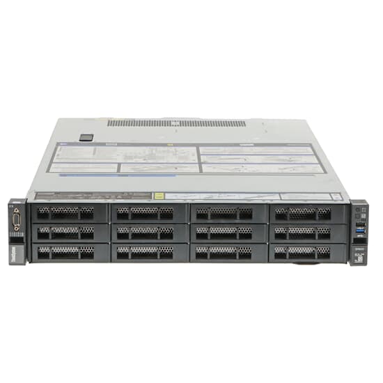 Lenovo ThinkSystem SR650 Server Xeon Gold 6226 12-Core 2,7GHz 64GB DDR4 RAM 930-16i 12x LFF (SAS/SATA)