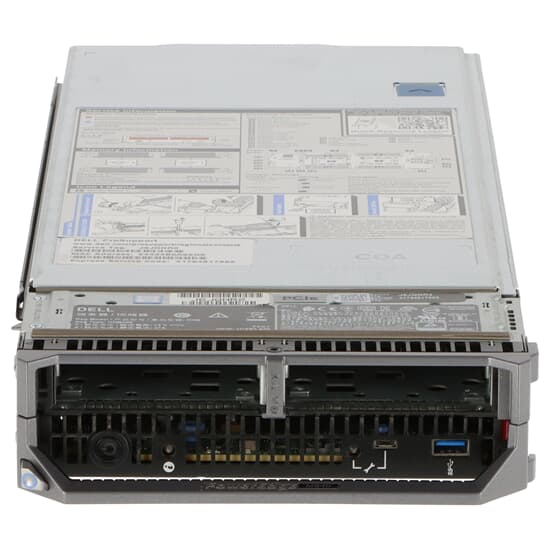 Dell PowerEdge M640 Blade Server 2x Xeon Platinum 8168 24-Core 2.7GHz 192GB DDR4 RAM H330 57810s-k