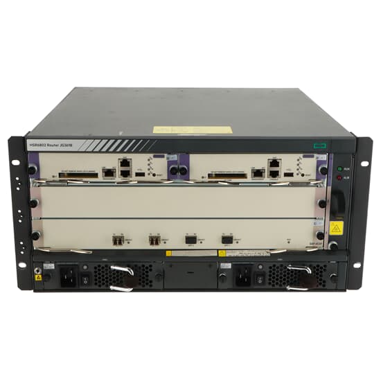 HPE Networking Comware Router HSR6802 2x MPU 2x PSU 1200W 4x 10GbE SFP+ - JG361B JG335A JH075A JG366A