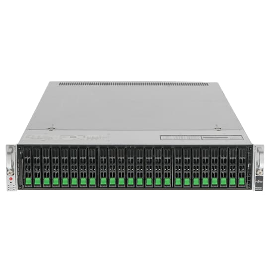 Fujitsu Primergy RX2450 M1 server 2x AMD EPYC 72F3 8-core 3.7GHz 256GB DDR4 RAM 16x SATA + 4x NVMe SFF