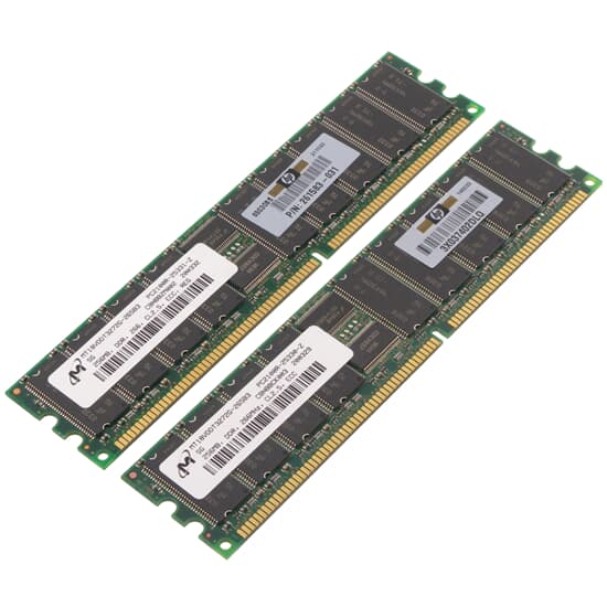 HP DDR-RAM 512MB 2x256MB/PC2100R/ECC/CL2.5 261583-031