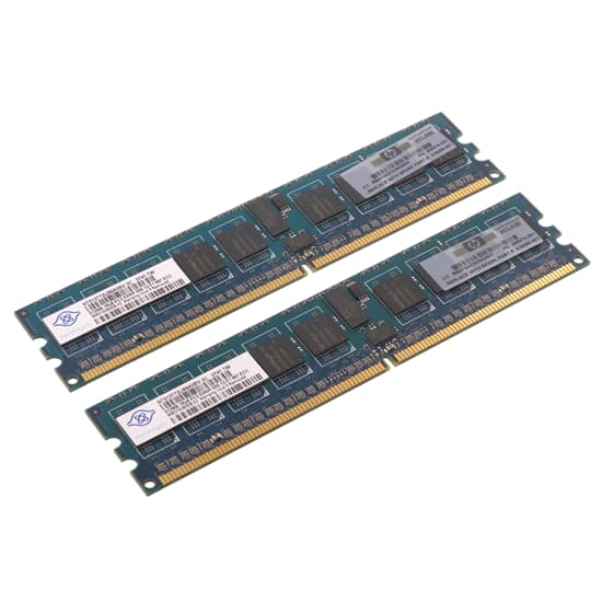 HP DDR2-RAM 1GB Kit 2x512MB PC2-5300P ECC 1R - 405474-051