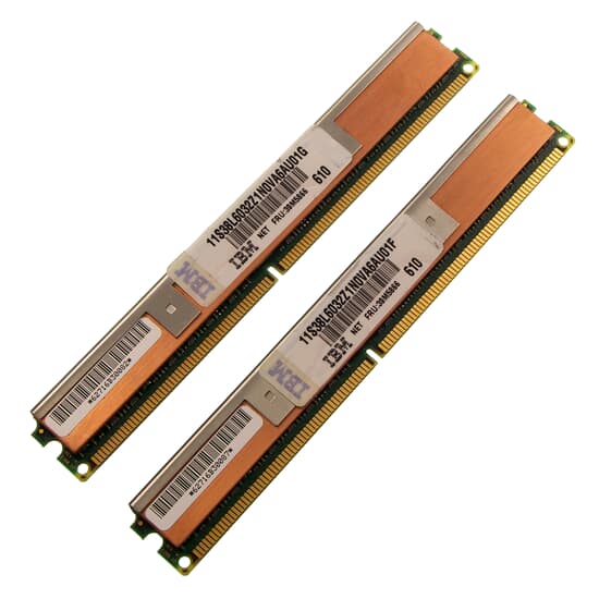 IBM DDR2-RAM 4GB-Kit 2x 2GB PC2-5300R ECC 2R VLP - 39M5867