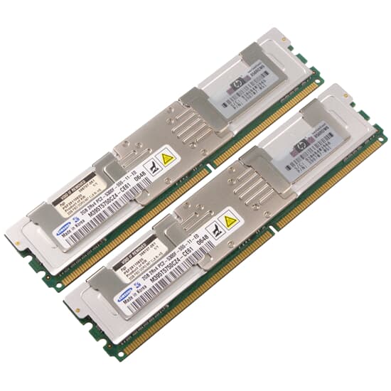 HP DDR2-RAM 4GB Kit 2x2GB PC2-5300F ECC 2R - 397413-B21