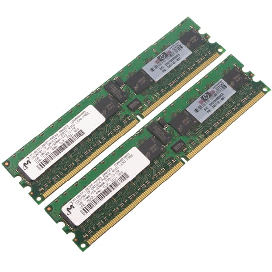 HP DDR2-RAM 2GB Kit 2x1GB PC2-3200R ECC 1R - 345113-051