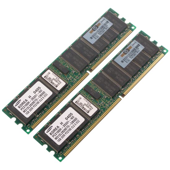 HP DDR-RAM 2GB Kit 2x1GB PC2100R ECC CL2.5 261585-041