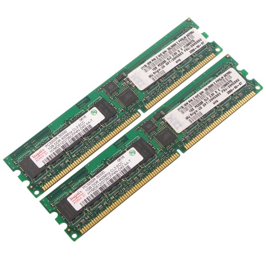 IBM DDR-RAM 2GB Kit 2x1GB PC3200R ECC CL3 - 39M5802 39M5803