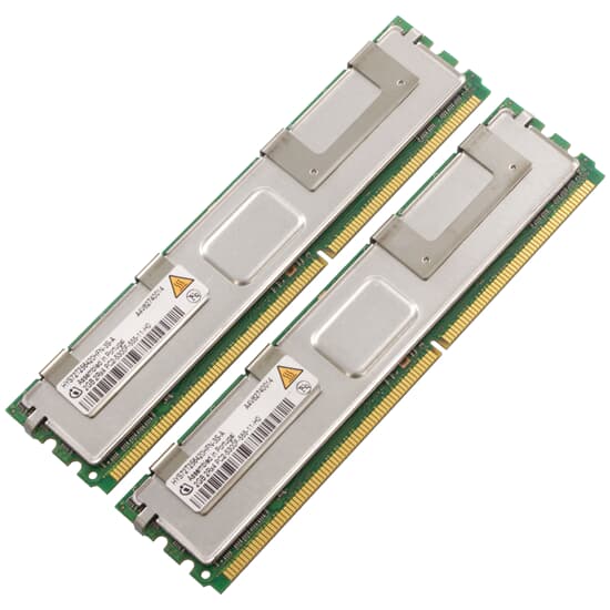 Qimonda DDR2-RAM 4GB Kit 2x 2GB PC2-5300F ECC 2R - HYS72T256420HFN-3S-A