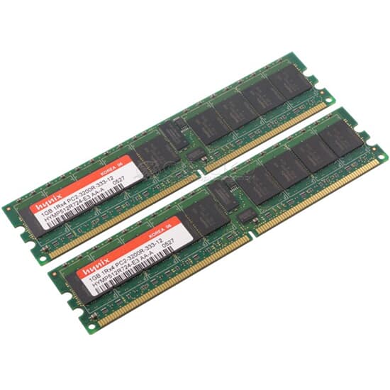 Hynix DDR2-RAM 2GB Kit 2x 1GB PC2-3200R ECC 1R - HYMP512R724-E3