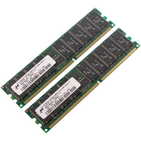 Micron DDR-RAM 2GB Kit 2x 1GB PC2100R ECC CL2.5 - MT36VDDT12872G-265C2