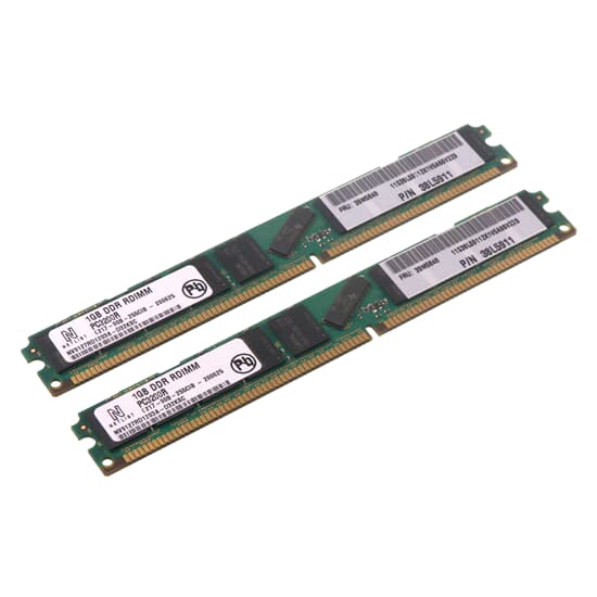 IBM DDR-RAM 2GB Kit 2x1GB PC3200R ECC CL3 - 39M5848 38L5911