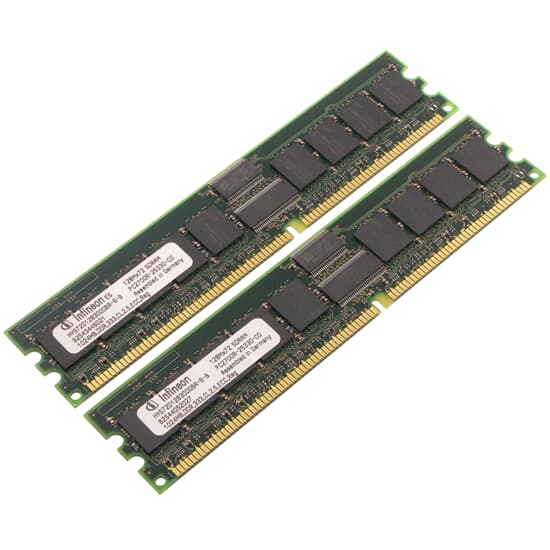Infineon DDR-RAM 2GB Kit 2x 1GB/PC2700R/ECC/CL2.5