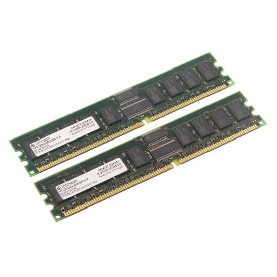 Infineon DDR-RAM 1GB Kit 2x512MB/PC2700R/ECC/CL2.5