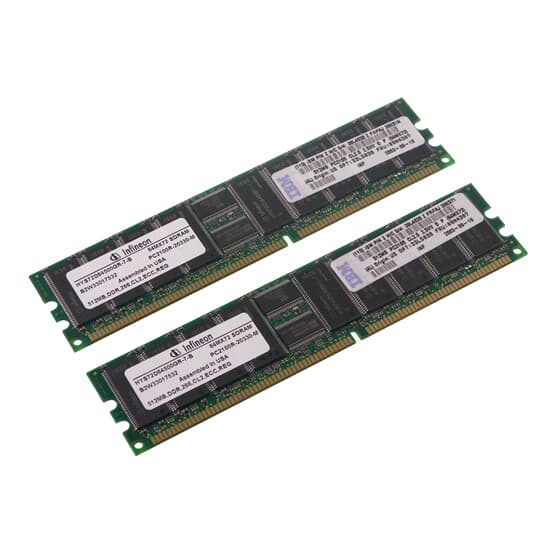 IBM DDR-RAM 1GB Kit 2x512MB PC2100R ECC CL2.5 09N4307