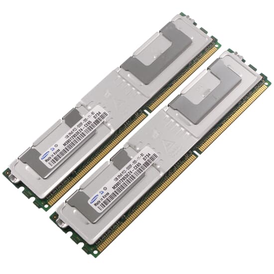 Samsung DDR2-RAM 2GB-Kit 2x1GB PC2-5300F ECC 2R - M395T2953EZ4-CE66
