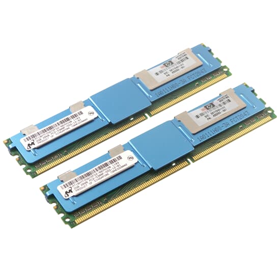 HP DDR2-RAM 4GB Kit 2x2GB PC2-5300F ECC 2R LP - 461828-B21, 455263-061
