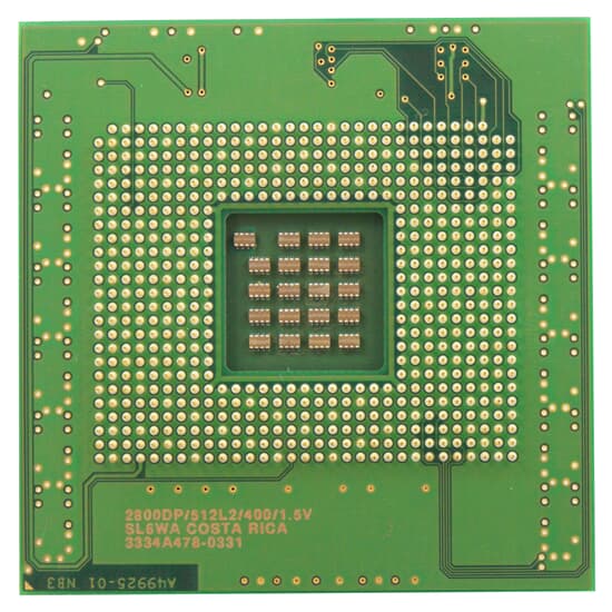Intel CPU Sockel 603 Xeon 2800DP/512L2/400 - SL6WA