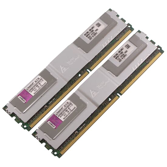 Kingston DDR2-RAM 8GB Kit 2x 4GB PC2-5300F ECC 2R - KVR667D2D4F5K2/8G