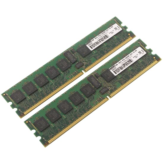 DATARAM DDR2-RAM 2GB Kit 2x1GB PC2-3200R ECC 1R
