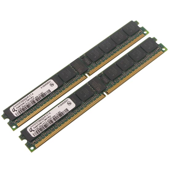 Qimonda DDR2-RAM 4GB-Kit 2x2GB PC2-4200P ECC 2R VLP - HYS72T256322HP-3.7-A