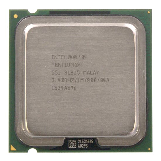Intel CPU Sockel 775 Pentium 4 551 3,4GHz 1M 800 - SL8J5