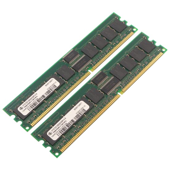 Infineon DDR-RAM 2GB Kit 2x 1GB/PC3200R/ECC/CL3 HYS72D128300GBR-5-B