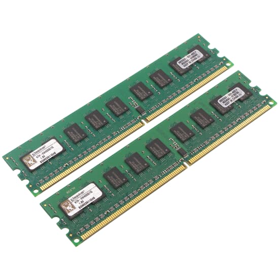 Kingston DDR2-RAM 2GB-Kit 2x1GB PC2-5300E ECC 2R - KTH-XW4300E/1G