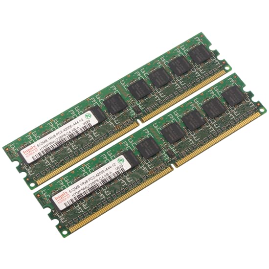 Hynix DDR2-RAM 1GB Kit 2x512MB/PC2-4200E/ECC/CL4