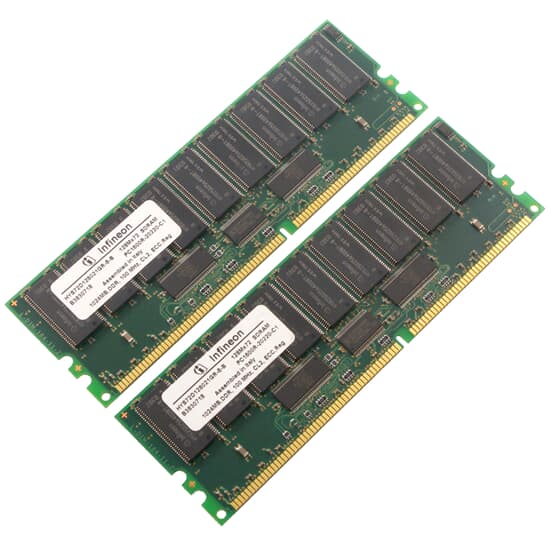 Infineon DDR-RAM 2GB Kit 2x1GB/PC1600R/ECC/CL2