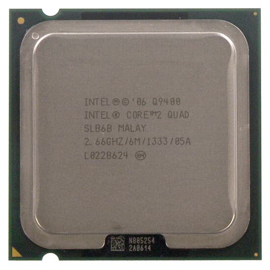 Intel Sockel 775 CPU Core 2 Quad Q9400 2,66GHz/6M/1333 - SLB6B