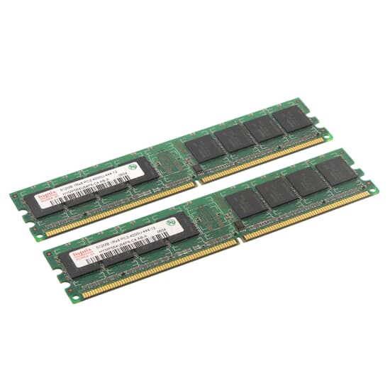 Hynix DDR2-RAM 1GB Kit 2x512MB PC2-4200U 1R - HYMP564U64P8-C4