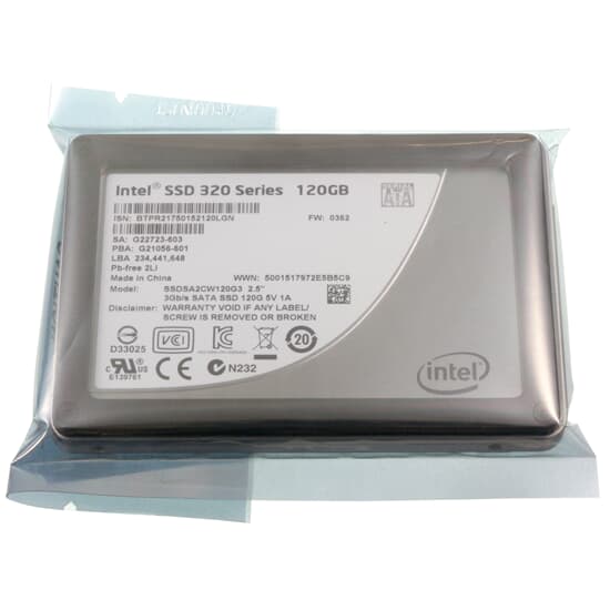 Intel SSD 320 Serie 120GB SATA2 - SSDSA2CW120G310