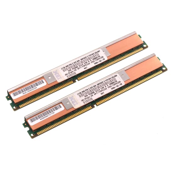 IBM DDR-RAM 4GB-Kit 2x2GB PC3200R ECC CL2.5 VLP - 73P5126