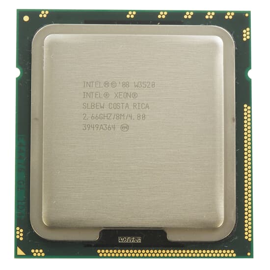 Intel CPU Sockel 1366 4-Core Xeon W3520 2,66GHz 8M 4,8 GT/s - SLBEW
