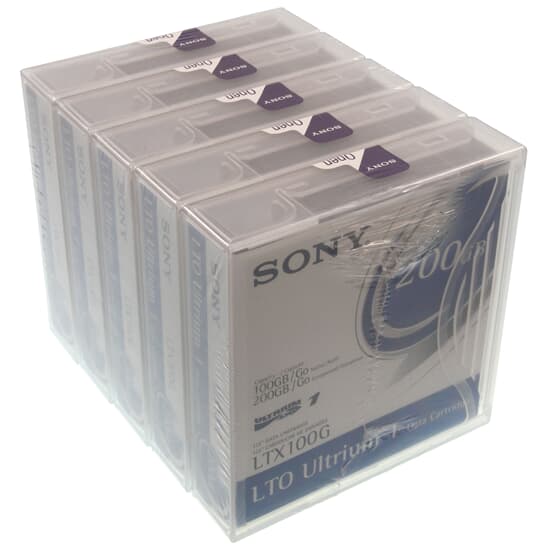 Sony LTO Ultrium 1 Band 100/200GB - 5er Pack - LTX100G