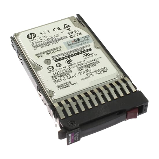 HP SAS Festplatte 600GB 10k SAS 6G DP SFF - 581286-B21 581311-001