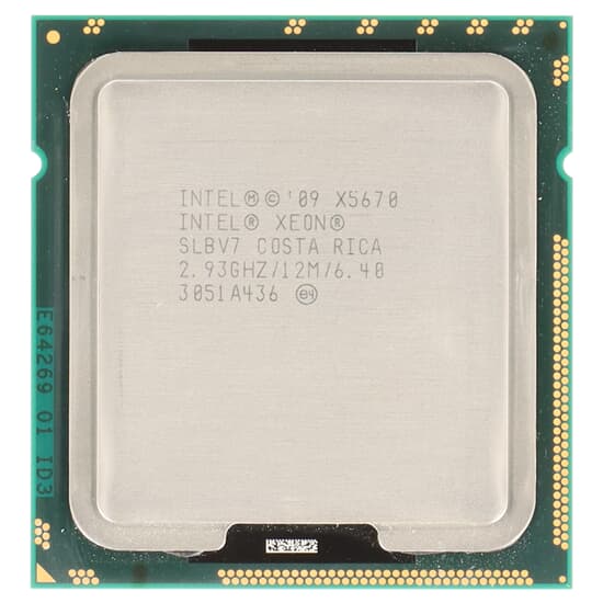 Intel CPU Sockel 1366 6-Core Xeon X5670 2,93GHz 12M 6,4GT/s - SLBV7