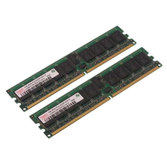 Hynix DDR2-RAM 2GB Kit 2x1GB PC2-3200R ECC 2R - HYMP512R72P8-E3