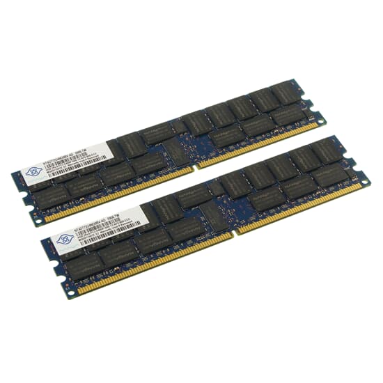 Nanya DDR2-RAM 8GB-Kit 2x4GB PC2-6400P ECC 2R - NT4GT72U4ND0BV-AD