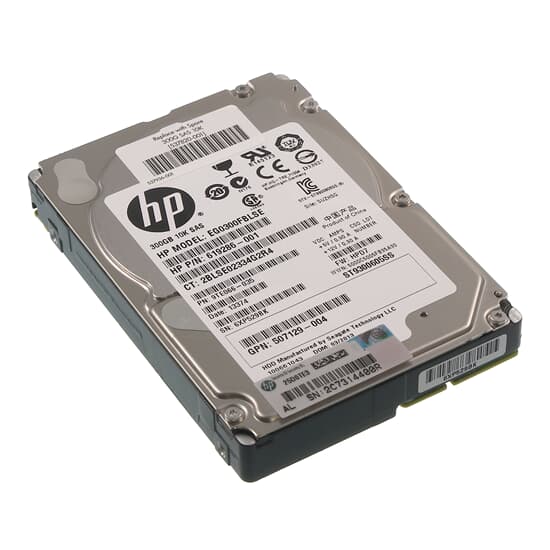 HP SAS Festplatte 300GB 10k SAS 6G DP 2,5" 537809-B21 NEU