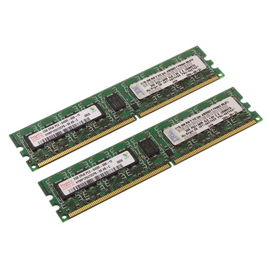 IBM DDR2-RAM 4GB Kit 2x2GB/PC2-6400E/ECC/CL6 - 46C7427
